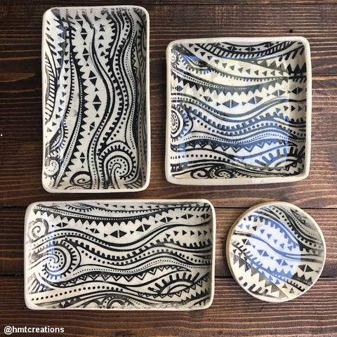 Silk Screen Printed Ceramic Plates