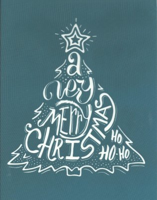 DIY Silk Screening Christmas Tree Design Stencil