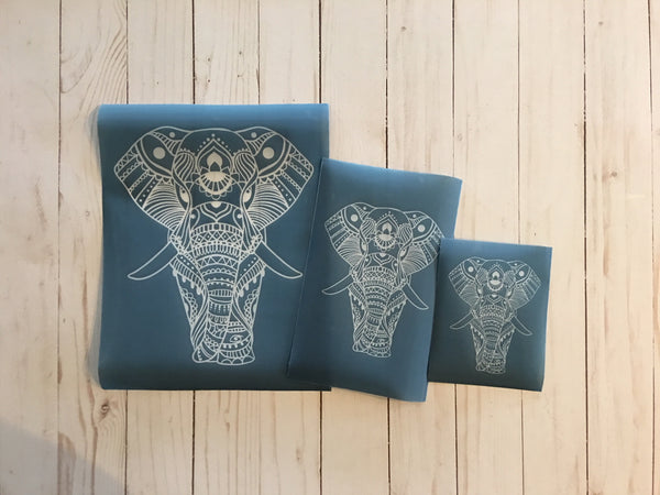 DIY Screen Printing African Elephant Silkscreen Stencil