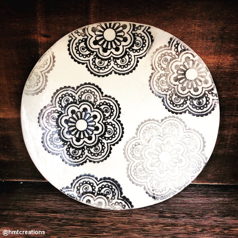 Silk Screen Printed Ceramic Plates