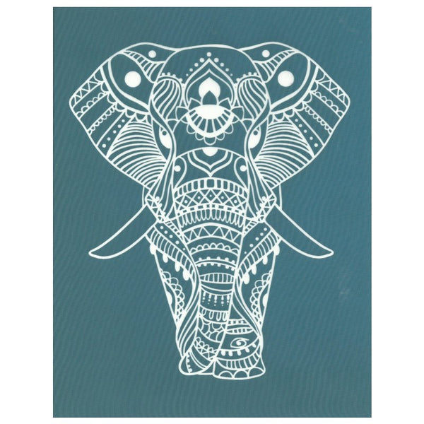 DIY Tshirt Screen Print African Elephant Silk Stencil EZScreenPrint