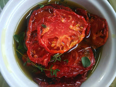 Oven Roasted Heirloom Tomatoes