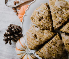 Cinnamon-Pear Oatmeal Scones