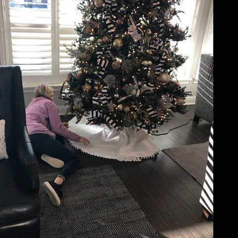 theburlapcottage christmas tree skirt
