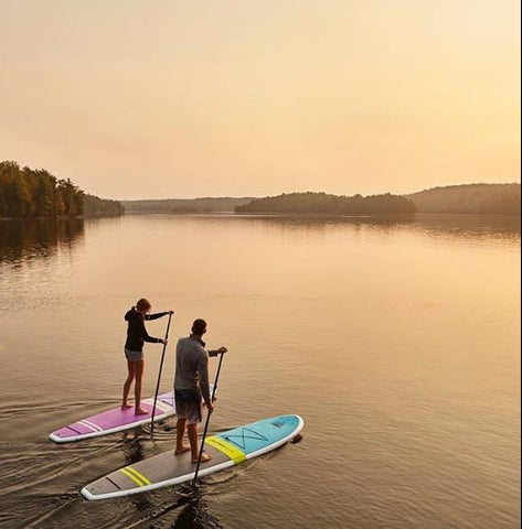 Paddleboarding on the Cruiser SUP Fusion