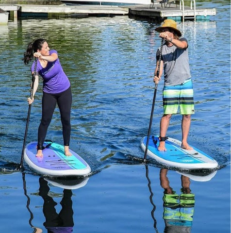 stand up paddle boarders on Cruiser SUP Dura-Maxx