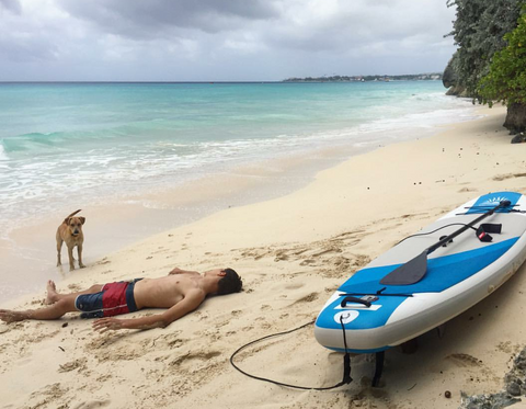 SUP in Barbados