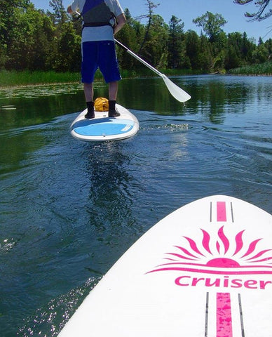 Cruiser SUP boards on Water