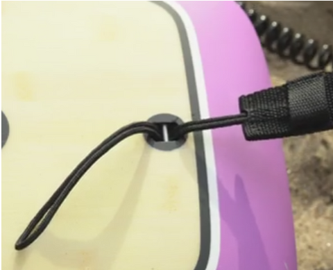 Installing a SUP Leash