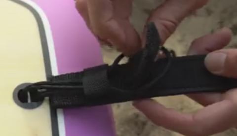Installing a SUP Leash