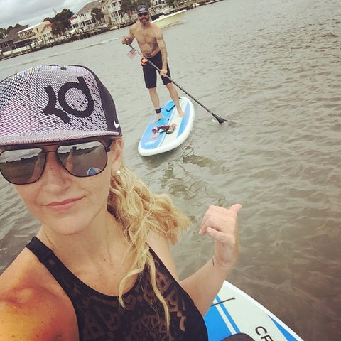 Mark and Natalee Wamble, owners of Tarheel SUP Adventures