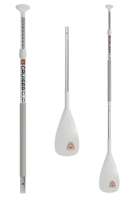 (Included) 8" Composite Blade, Three Piece Adjustable Length Alloy Stand Up Paddle - Upgrade