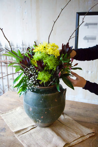 DIY Tuscan Floral Arrangement