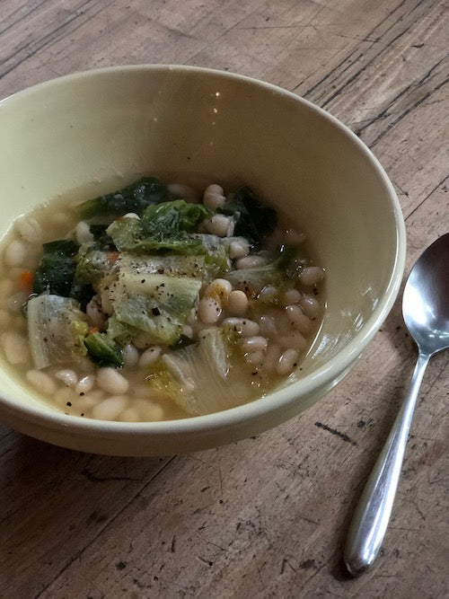 escarole and white bean soup