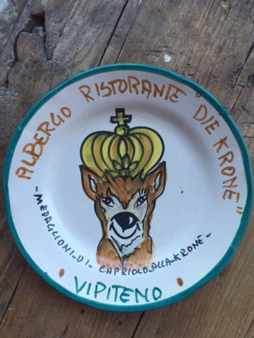 vipiteno italy buon ricordo plate