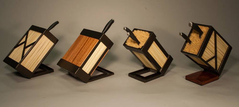 TerraSteel Furniture Design - Custom Furniture Design in Bend Oregon - Kitchen Knife Blocks