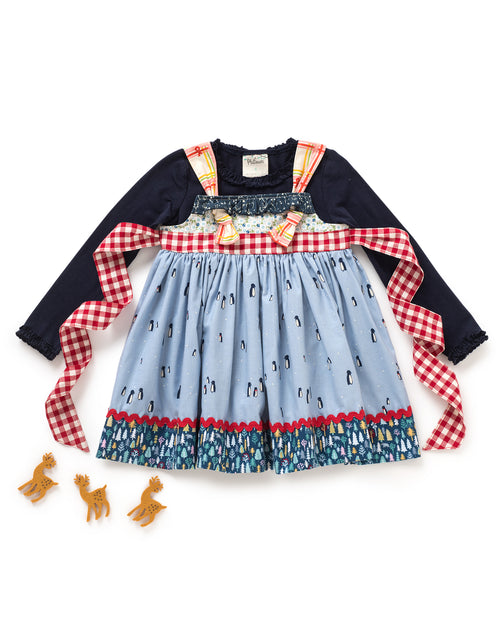 matilda jane christmas knot dress