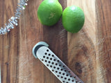 Add zest of two limes