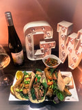 Ghost Wines NYE Mexican dishes with 2014 Ghost Clare Valley Pinot Gris