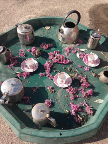 Petals and watering cans