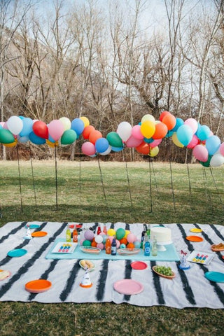 Kids decoration ideas for garden summer parties on Little Hotdog Watson blog
