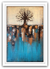 teal tree landscape