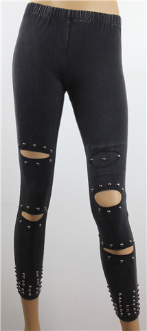 leggings with holes