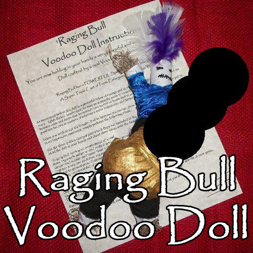 Raging Bull Voodoo Doll Full Moon