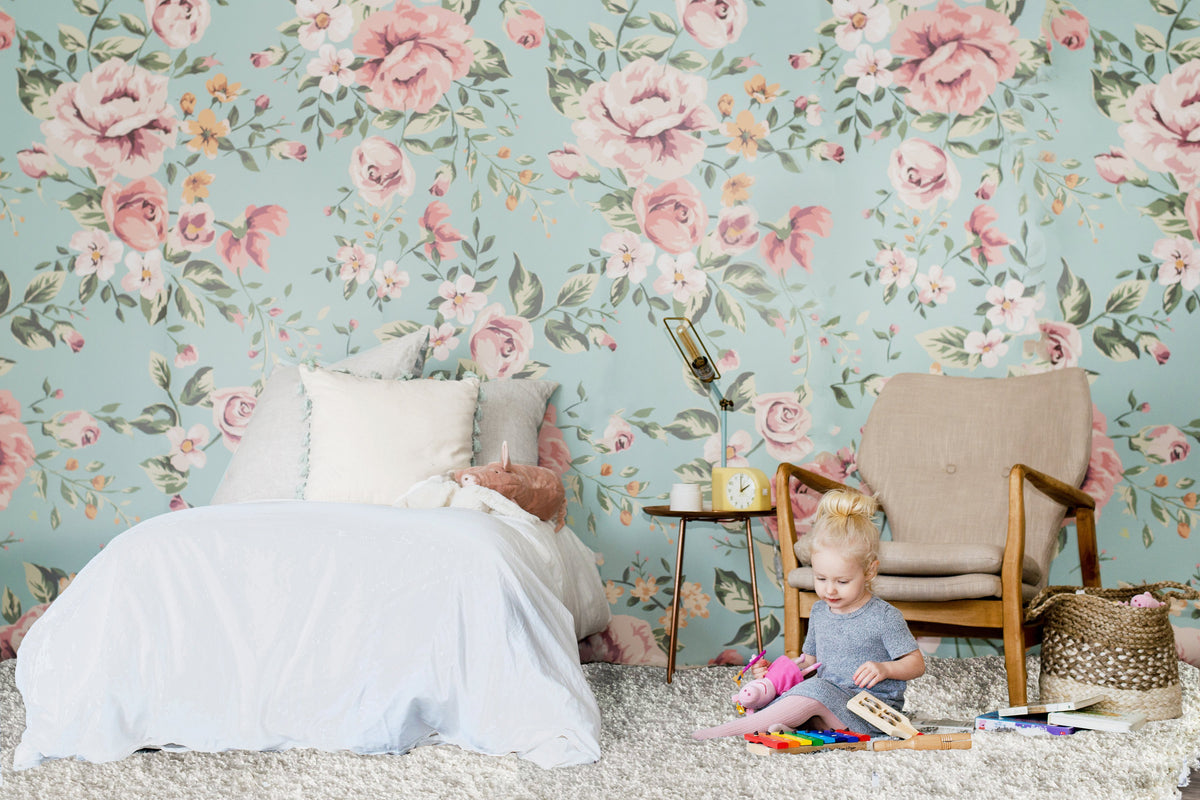 Vintage Floral Wallpaper