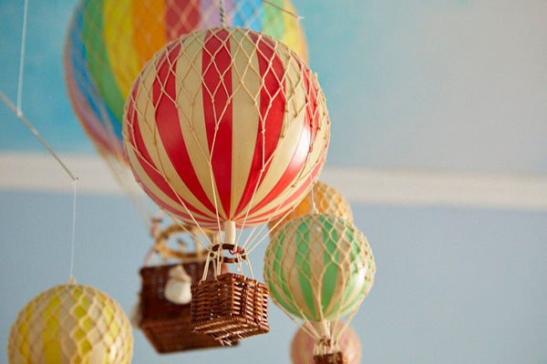 hot air balloons on the block available at the hera collective close view