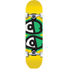 Krooked Eyes Skateboard Complete - 7.3" Yellow - Skates USA