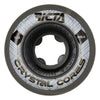 Ricta Crystal Core Wheels 53mm 99a- Black/Clear (Set) - Skates USA