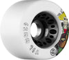 Rollerbones Day of The Dead Speed Wheel 62mm 96a - White (Set of 4)