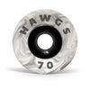 Hawgs Supremes Wheels 70mm 78a - Grey/White (Set of 4) - Skates USA