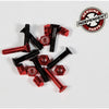 Independent Cross Bolts 1" Phillips - Black/Red - Skates USA