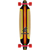 Layback Finish Line Bamboo DT Longboard Complete - 9.5" Red - Skates USA