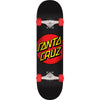 Santa Cruz Classic Dot Full Complete Skateboard - 8.0" Black/Red - Skates USA