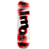 Almost Spin Blur Hybrid Skateboard Deck - 7.37" White/Red - Skates USA