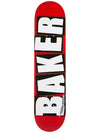 Baker Brand Logo Skateboard Deck - 8.25" Red/White - Skates USA
