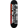 Black Label Barcode Skateboard Deck - 8.5" - Skates USA