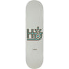 Habitat Tri-Color Pod Skateboard Deck - 8.0" White - Skates USA