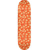 Krooked Flowers Skateboard Deck - 8.06" Orange - Skates USA
