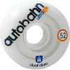 Autobahn Wheels Dual Durometer Ultra Classics 52mm 97a - White/Clear (Set) - Skates USA