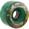 Satori Goo Ball Super Kush Skateboard Wheels 64mm 78a - Clear Green (Set of 4) - Skates USA