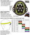 S1 Lifer Helmet - Black Matte/Bright Green Straps - Skates USA