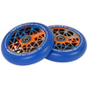 Oath Bermuda Scooter Wheels 110mm - Orange/Blue/Titanium (Pair) - Skates USA