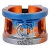 Oath Cage V2 Oversized 2 Bolt Clamp - Orange/Blue/Titanium - Skates USA