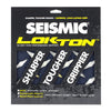 Seismic Griptape Lokton Squares Metalplate 36 Grit - Blue - Skates USA