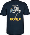 Powell Peralta Skateboarding Skeleton T-shirt - Navy - Skates USA