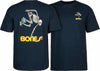 Powell Peralta Skateboarding Skeleton T-shirt - Navy - Skates USA